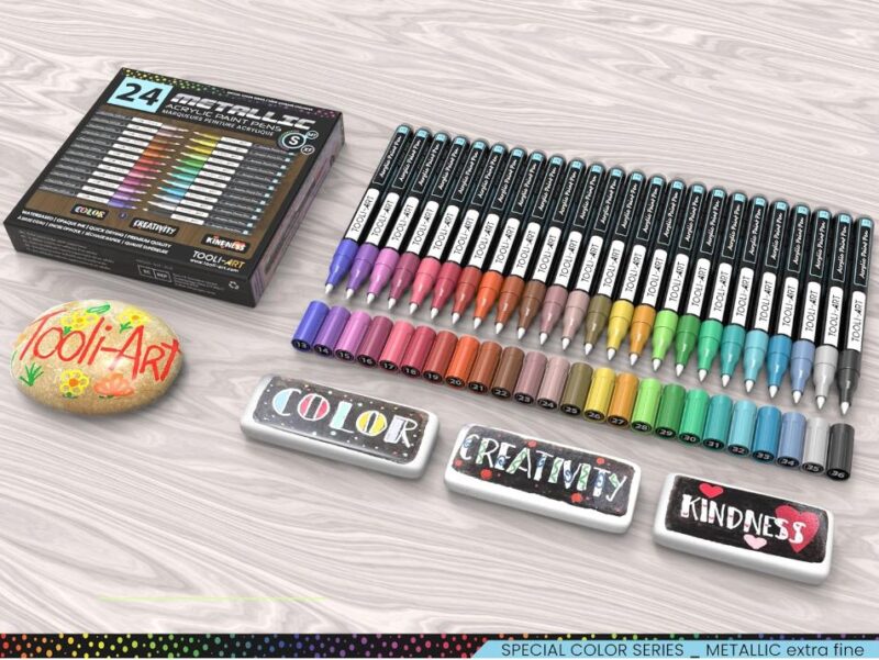 Tooli-Art Metallic Acrylic Paint Markers