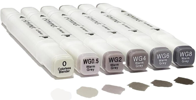 Warm Gray Marker Set