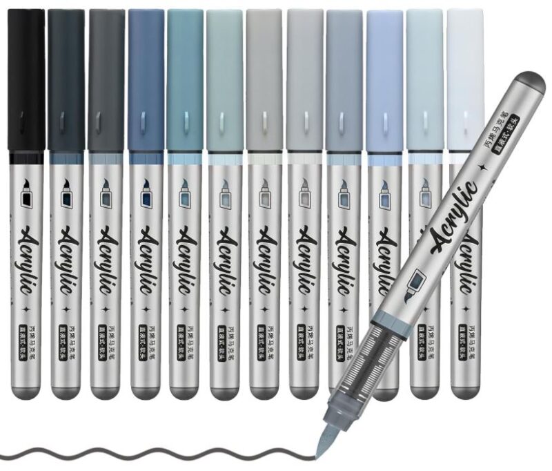 Gray Acrylic Paint Pens