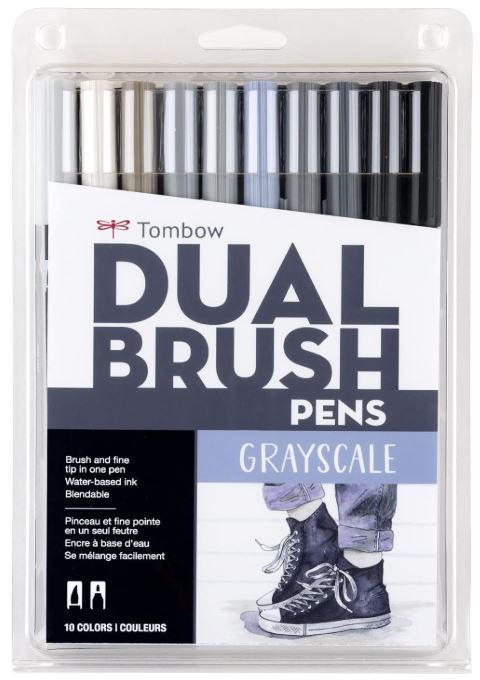 Tombow Grayscale Art Markers