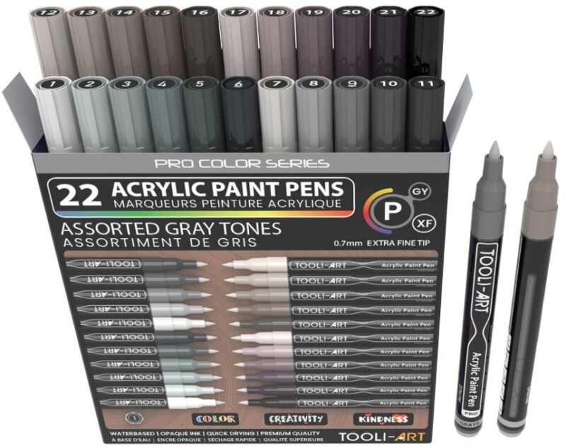 Extra Fine Tip Gray Tone Series