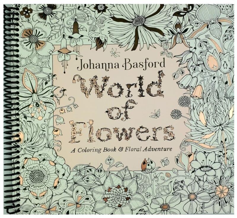 World of Flowers Johanna Basford Coloring Books