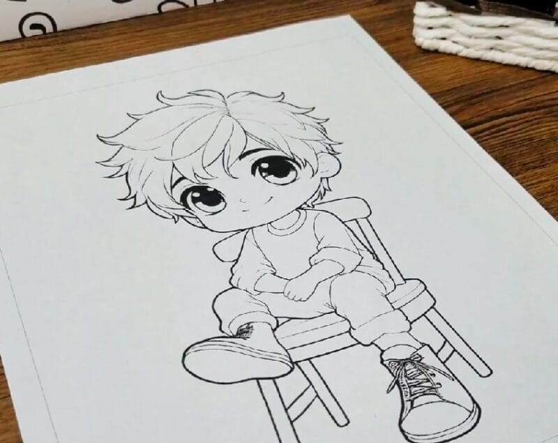 How To Color An Anime Boy