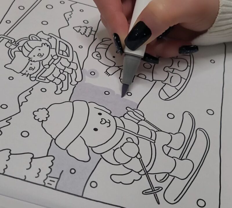 Start with the lightest color