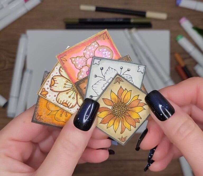 how to make vintage stickers