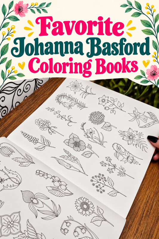 johanna basford coloring books list