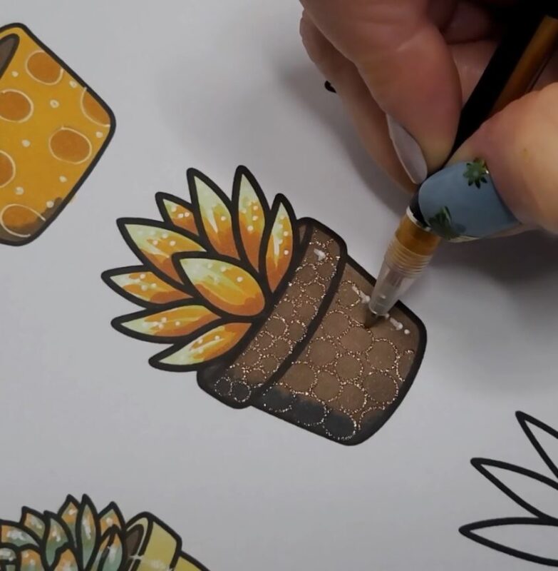 Coloring Succulent Ideas